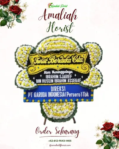 Papan Bunga Duka di Undrusbinangun